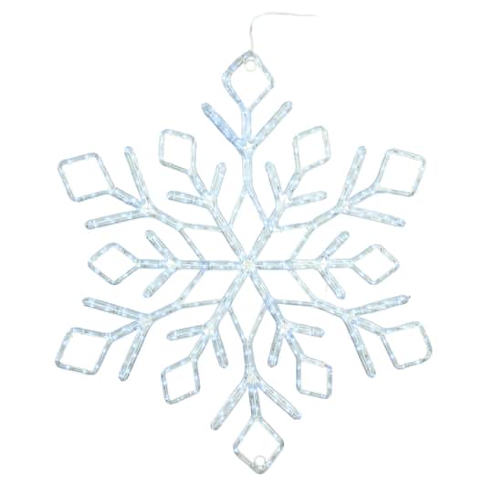 Vickerman 36" Pure White LED Star Ropelight Snowflake | Michaels®